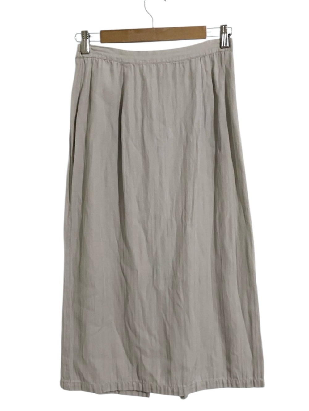 100% Silk Harve Benard Light Gray Pencil Skirt